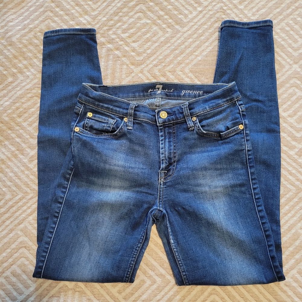 7 For All Mankind Gwenevere skinny jeans